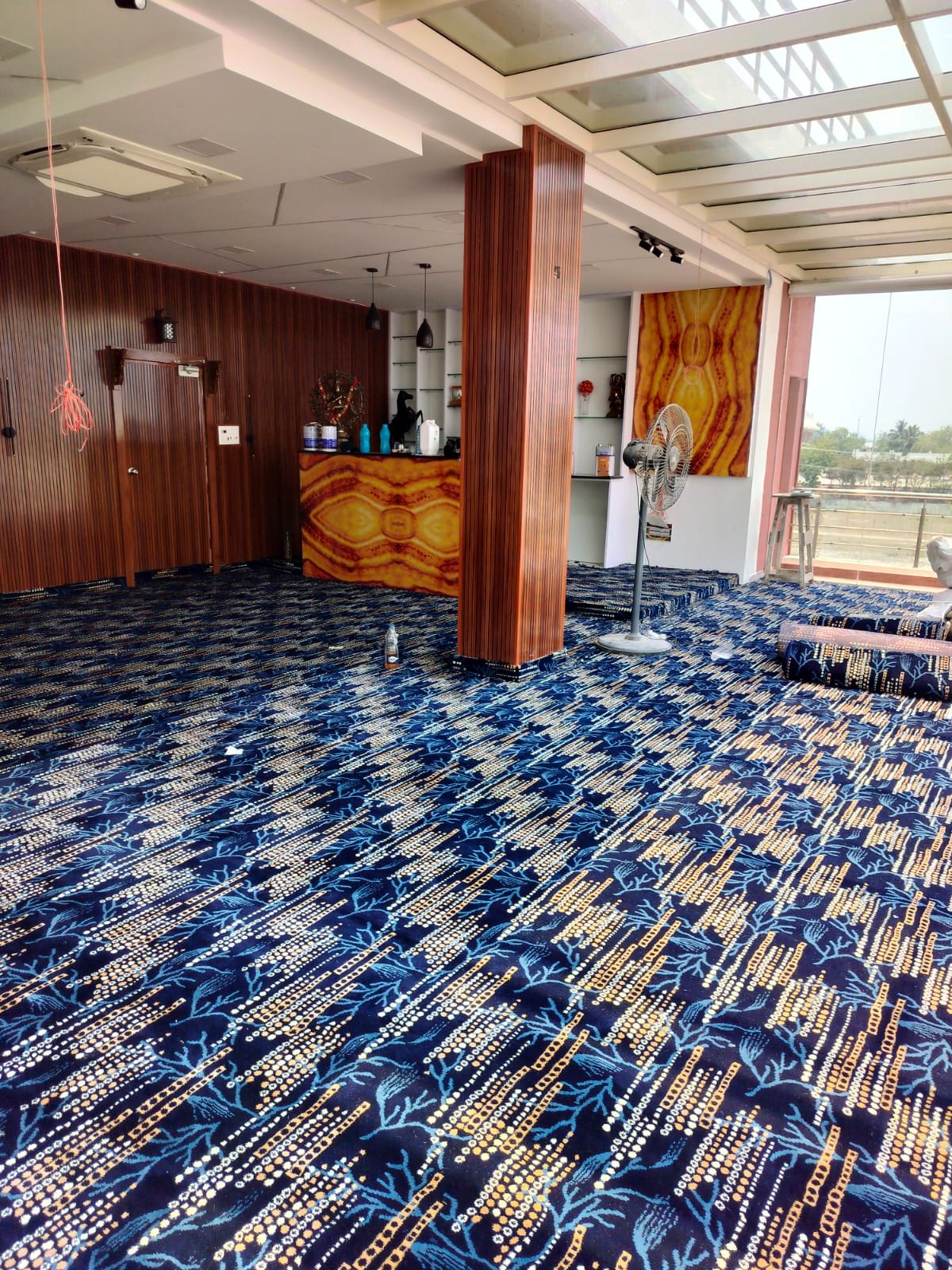 Carpet flooring installation by SoftStep Flooring