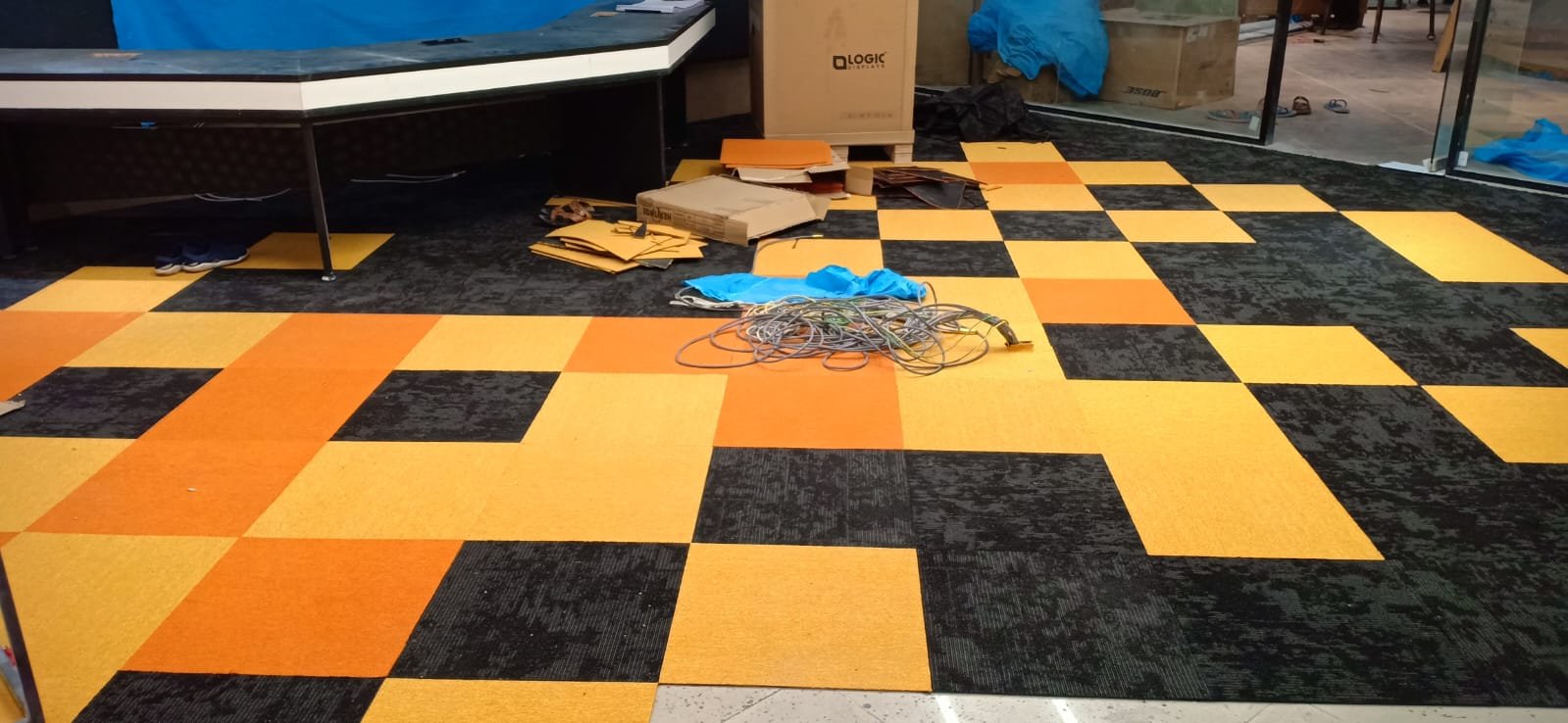 SoftStep residential carpet installation project 1